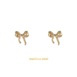 Bow Stud - 14K
