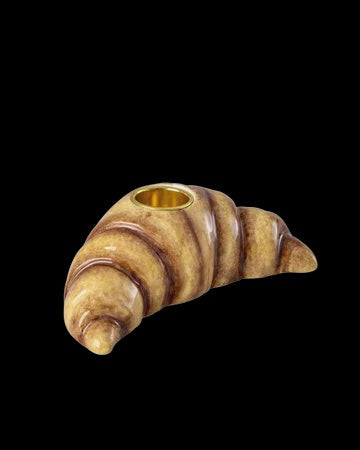 Ceramic Croissant kaarsen standaard