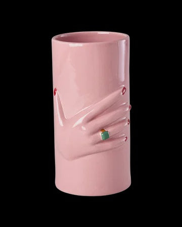 Ceramic Vase with Hand Decoration