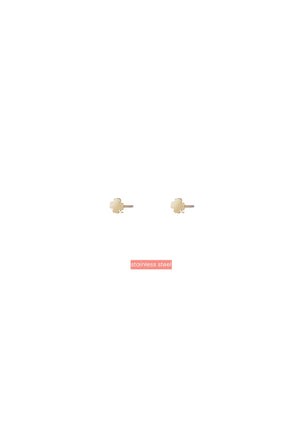 Oorbellen Clover Stud 14K