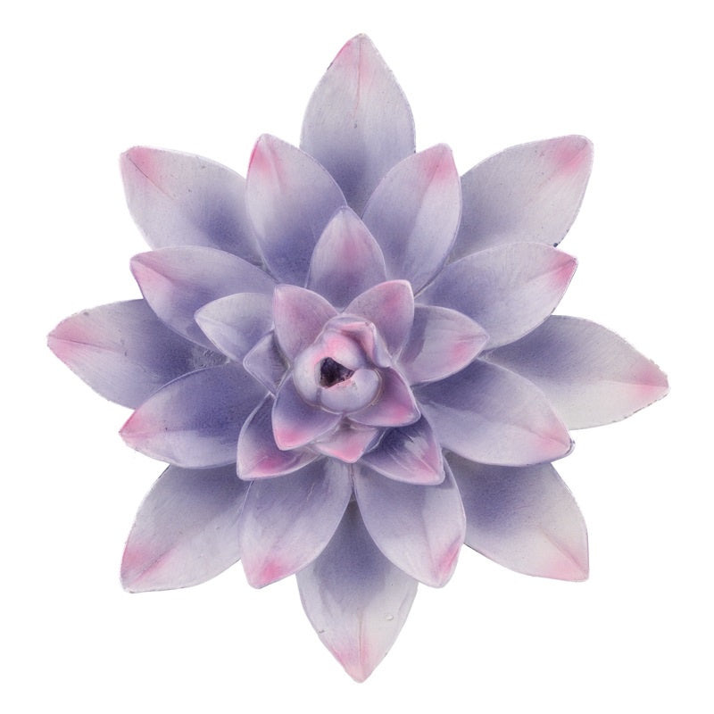 Wanddecoratie bloem paars bm3639