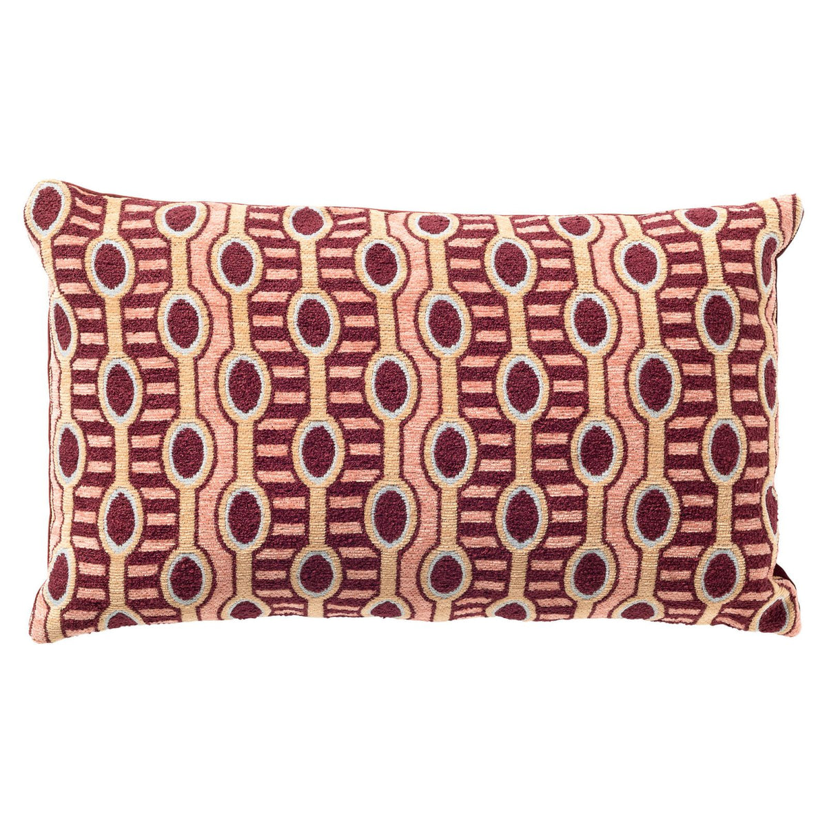 Kussen Liro 30x50cm Maroon Banner
