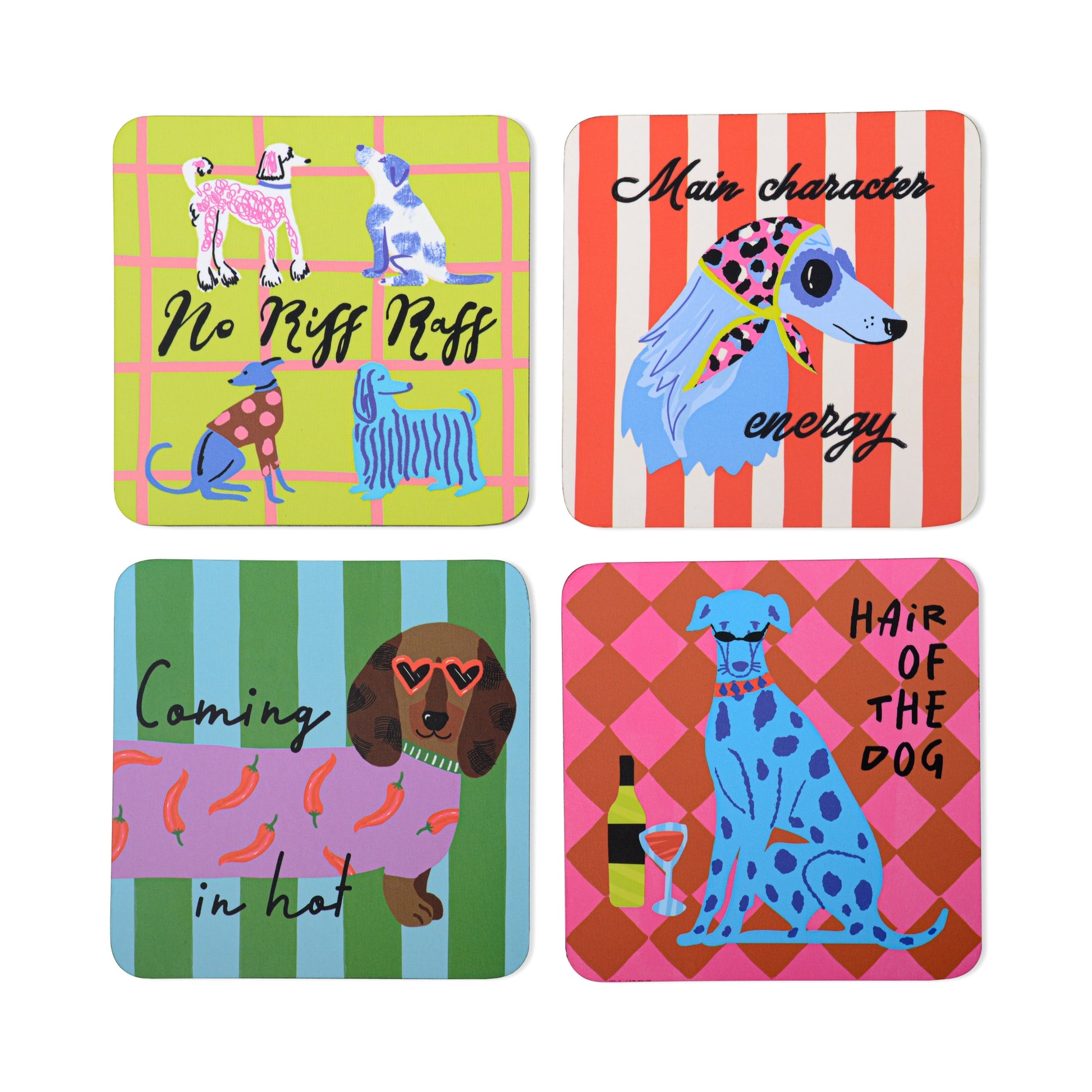 Onderzetters (Set of 4) The Dog Lover