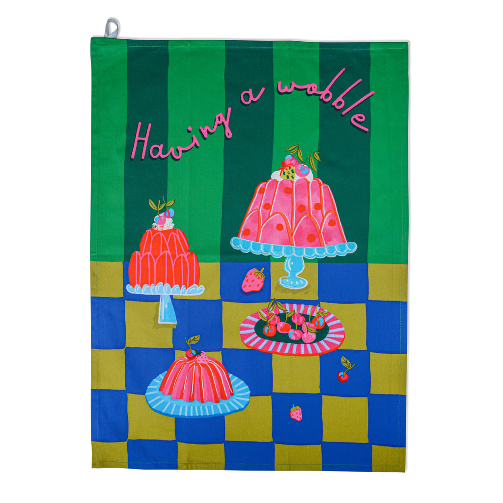 Tea Towel - Having a Wobble