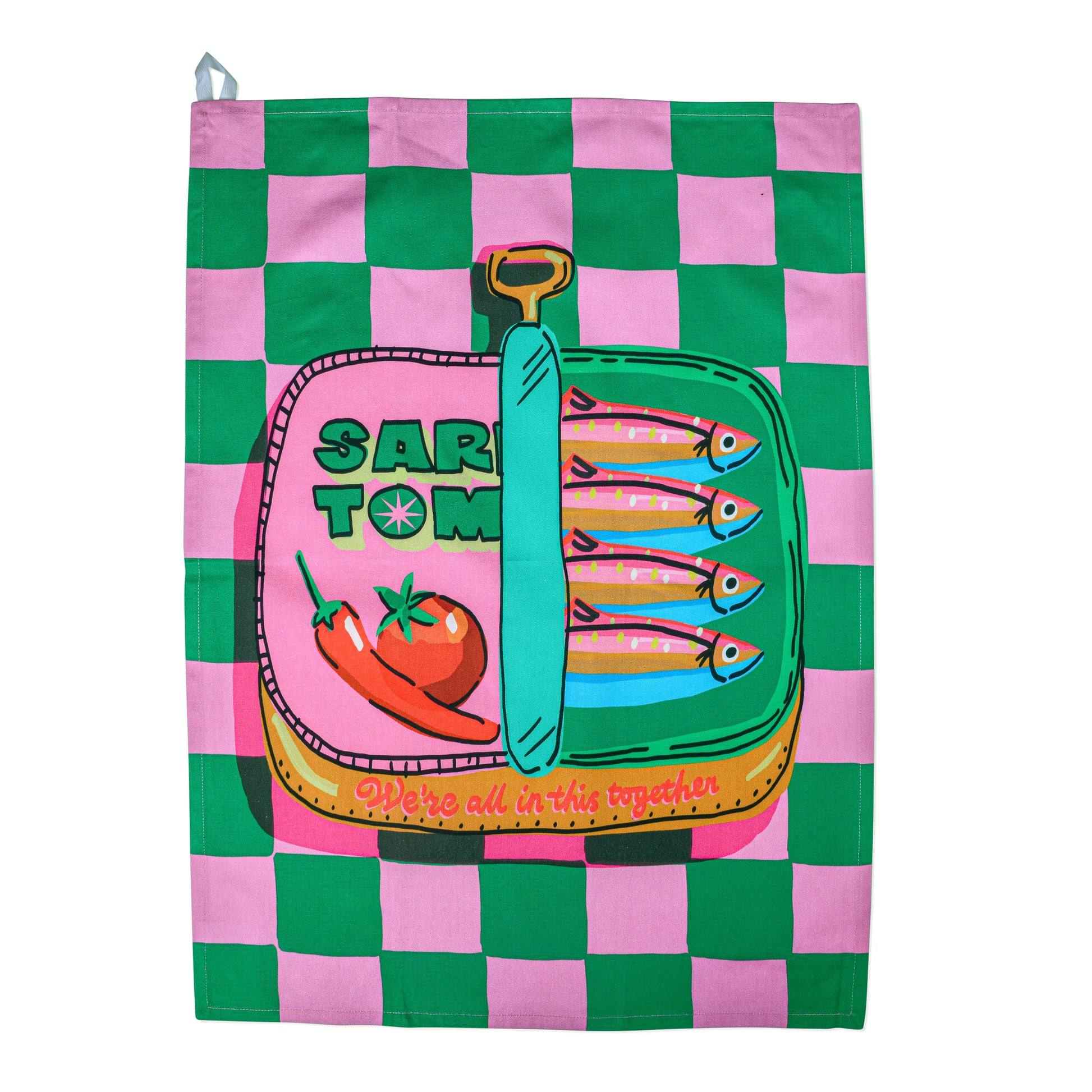 Tea Towel - Sardines