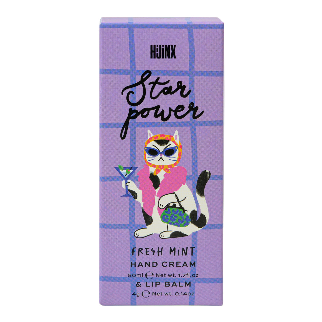 Hand Cream & Lip Balm Set - Star Power - Mint
