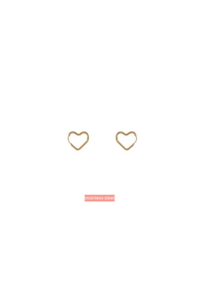 Oorbellen Heart Ring Small - 14K