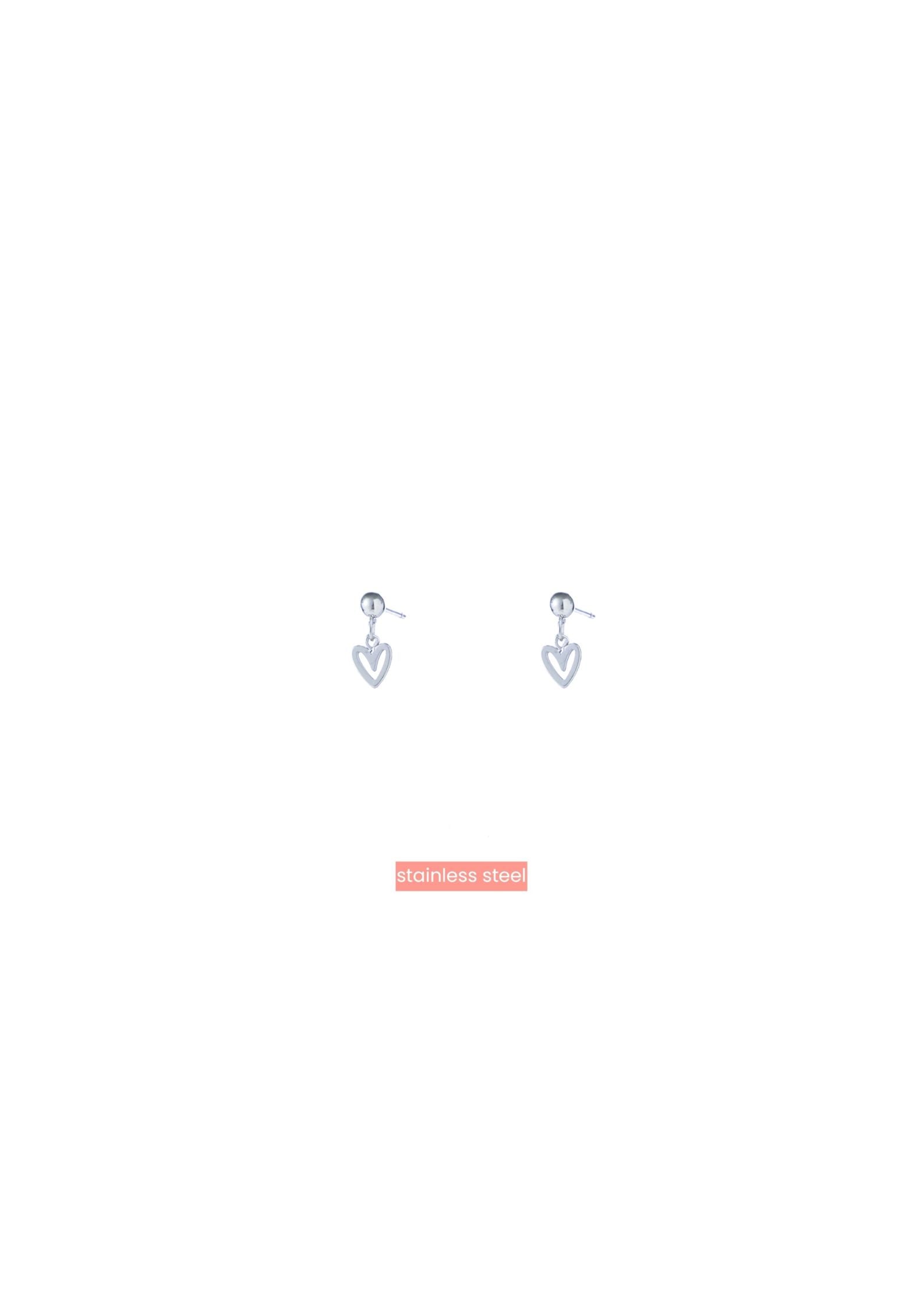 Oorbellen Heart Stud - RH