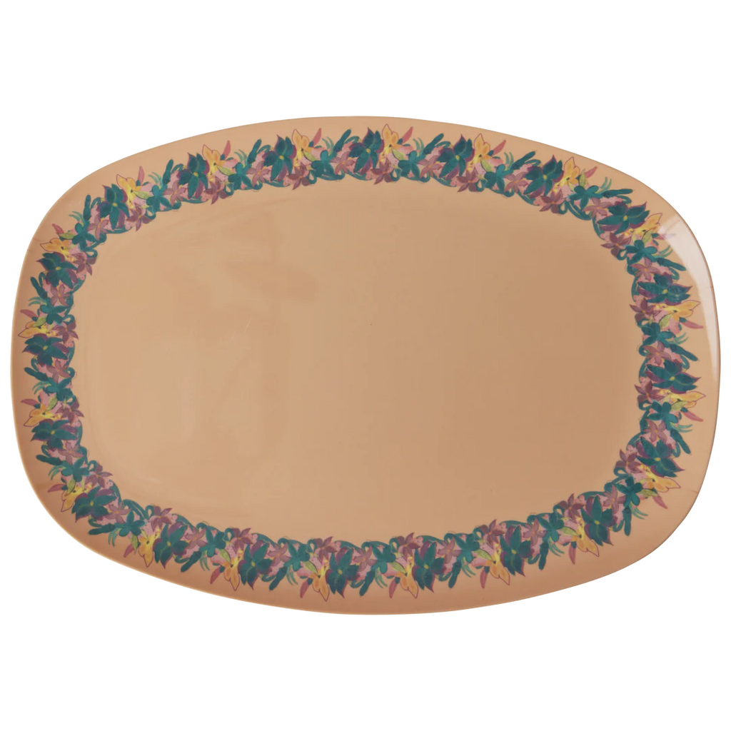 Melamine rectangular Plate Hilma forever Rice