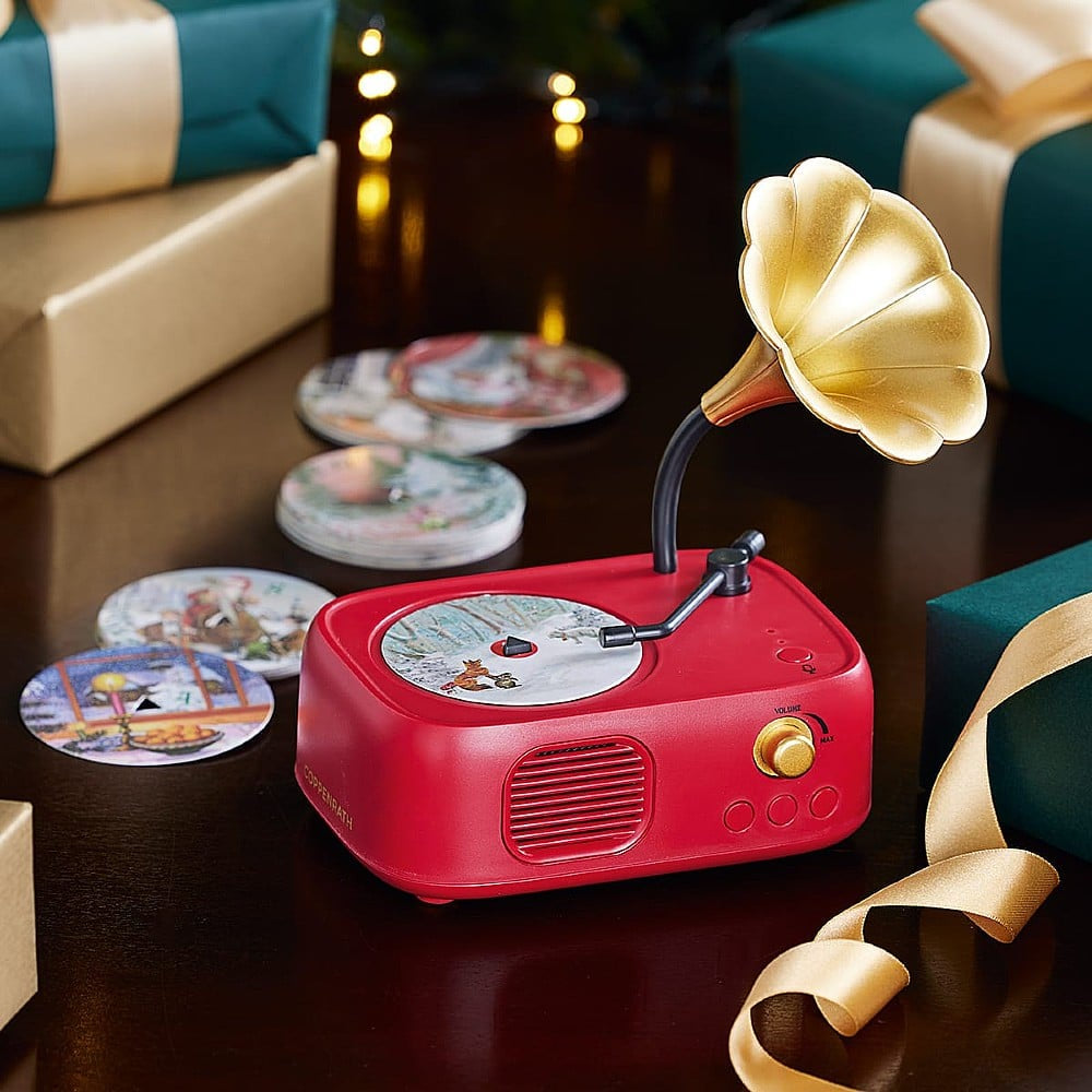 Grammofoonplaatspeler kerst