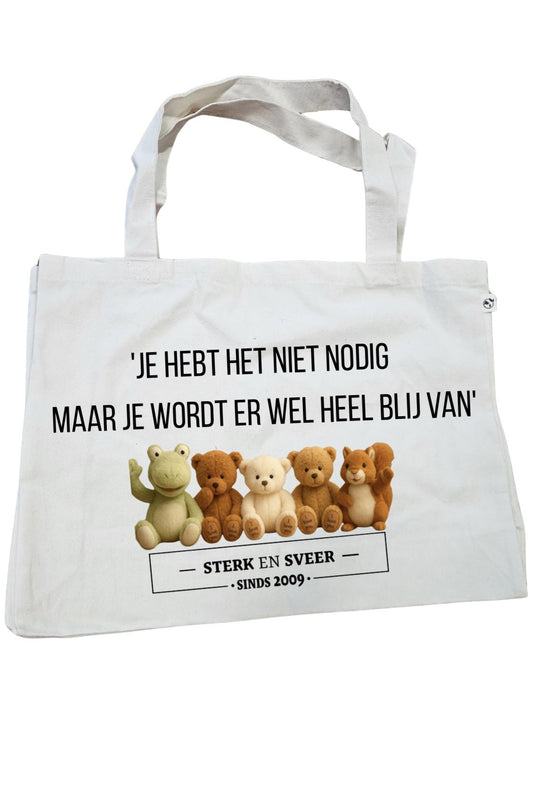 Canvas shopper Sterk en sVeer