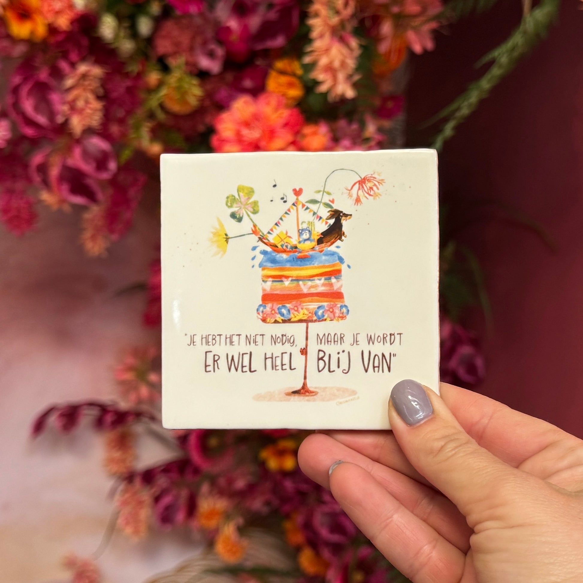 'Je hebt het niet nodig' tegeltje Limited Edition