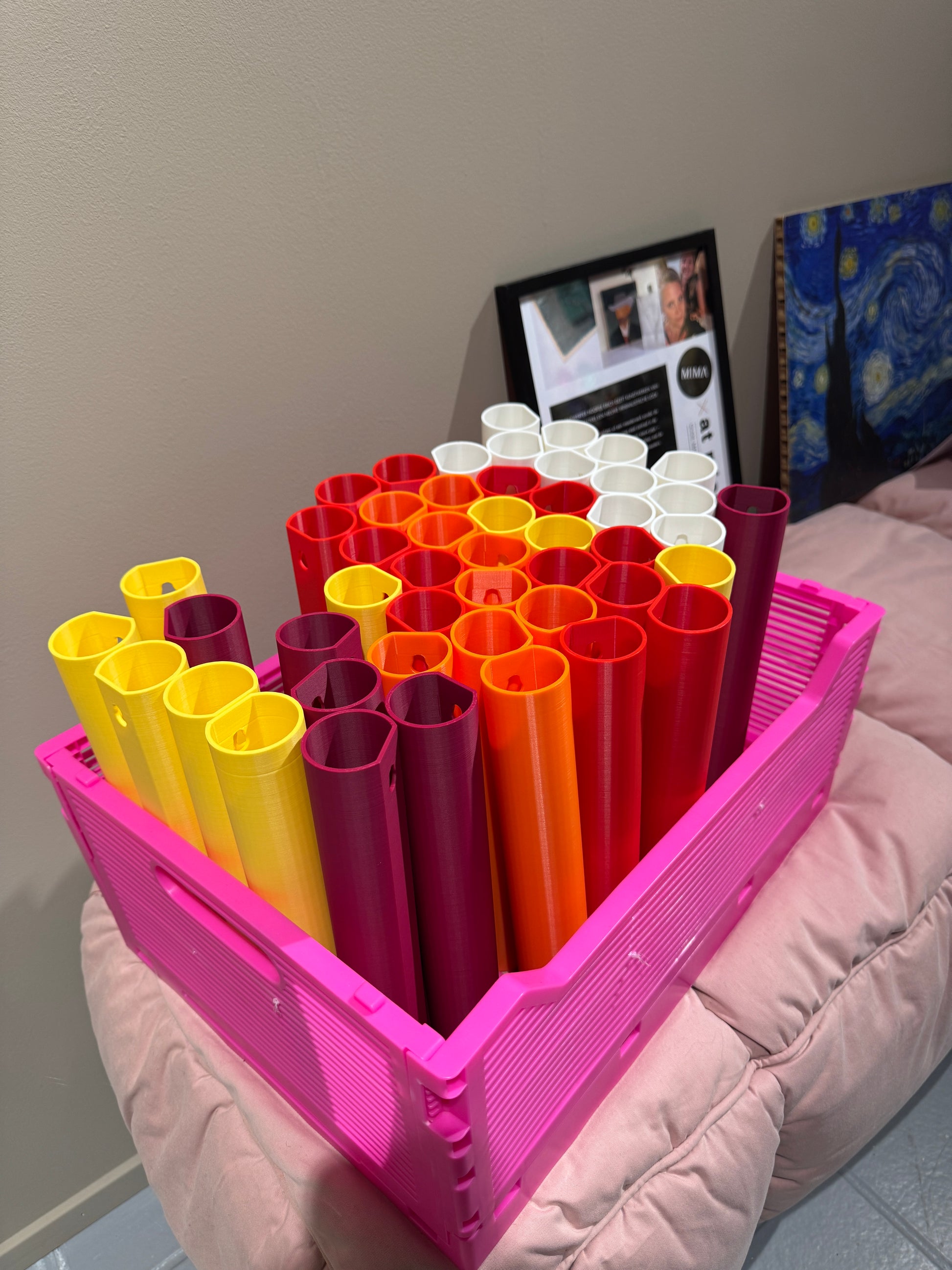 Wand Weelde buisjes