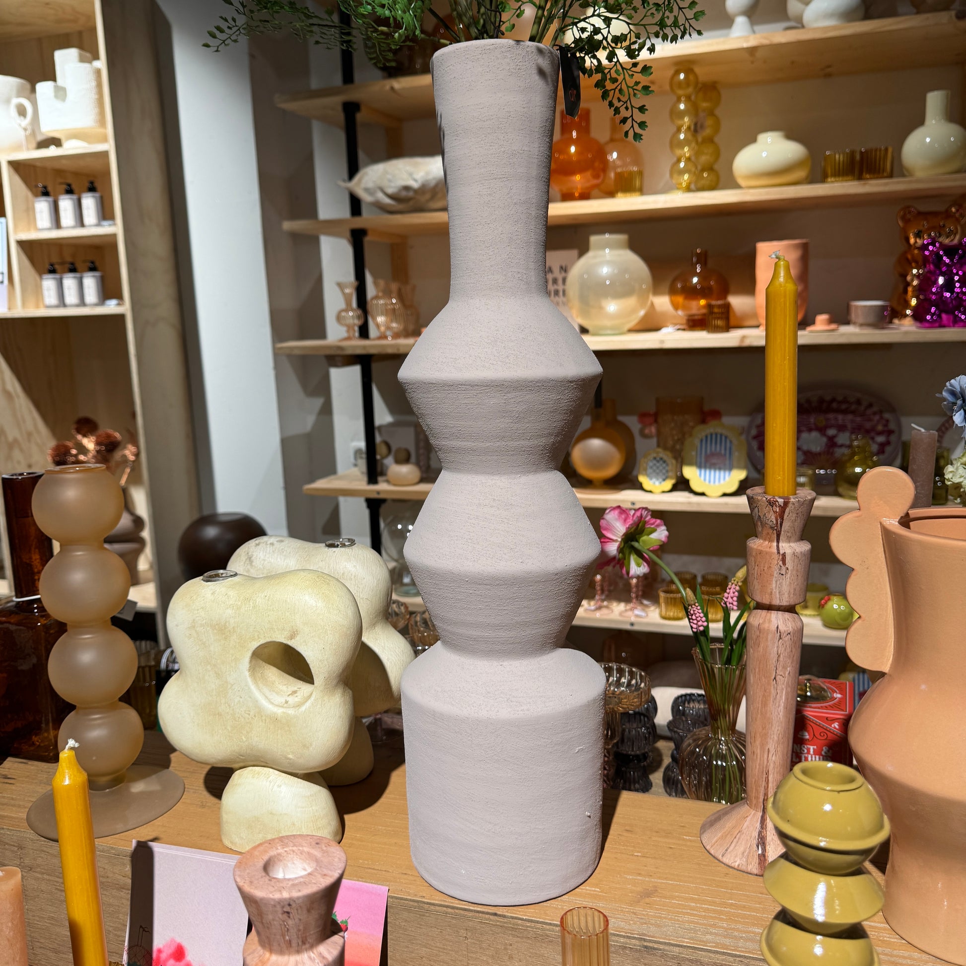 Lisboa sand vase sparkle