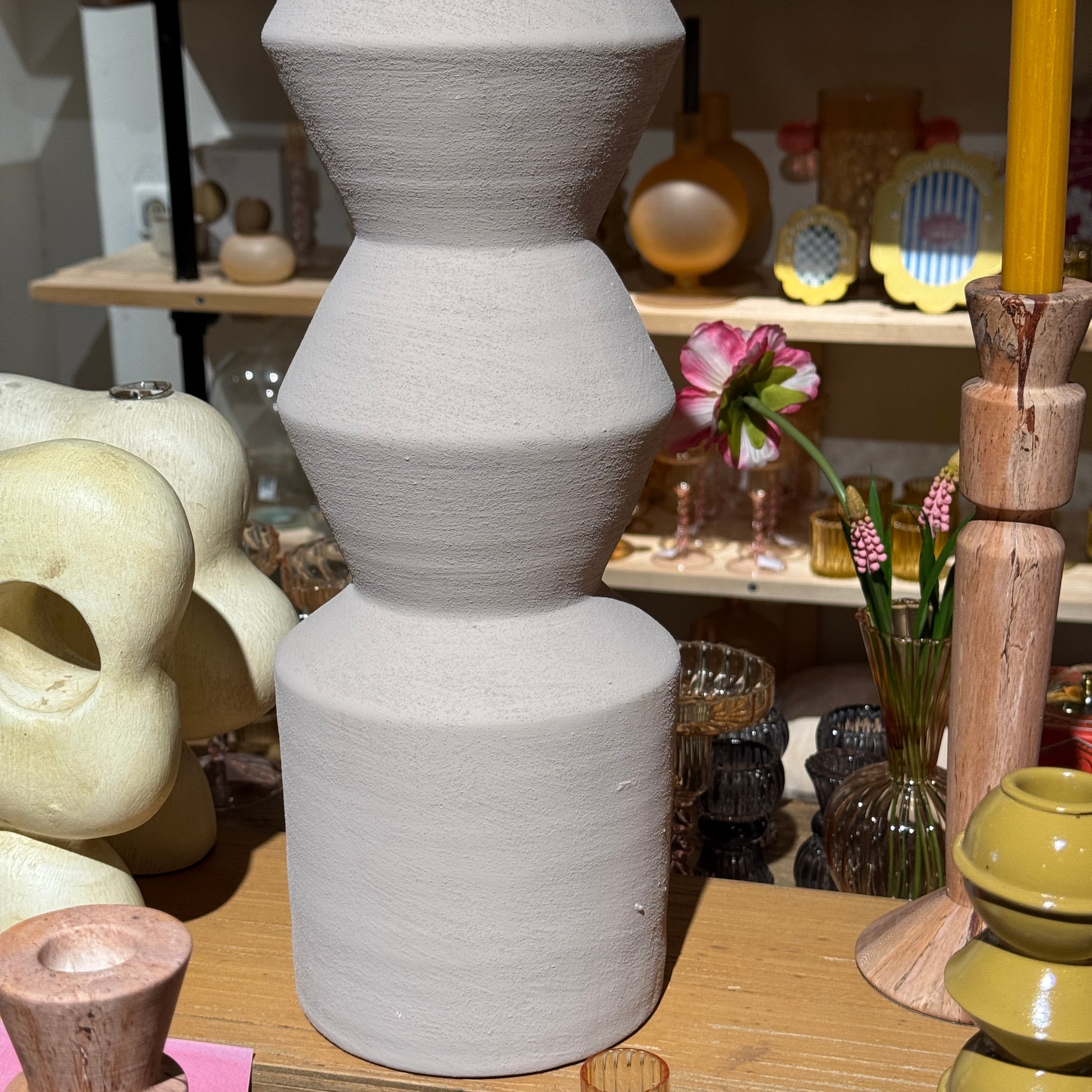 Lisboa sand vase sparkle