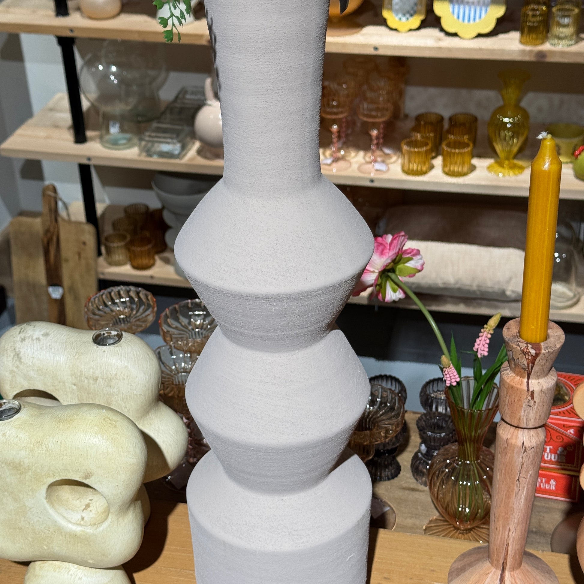 Lisboa sand vase sparkle