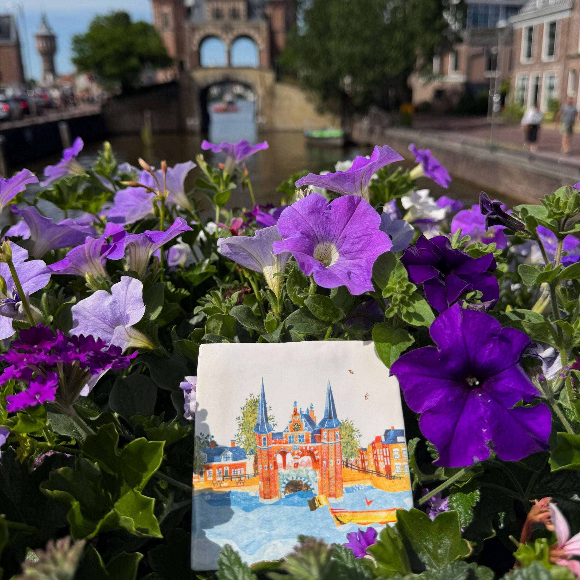 Waterpoort tegel Origineeltje