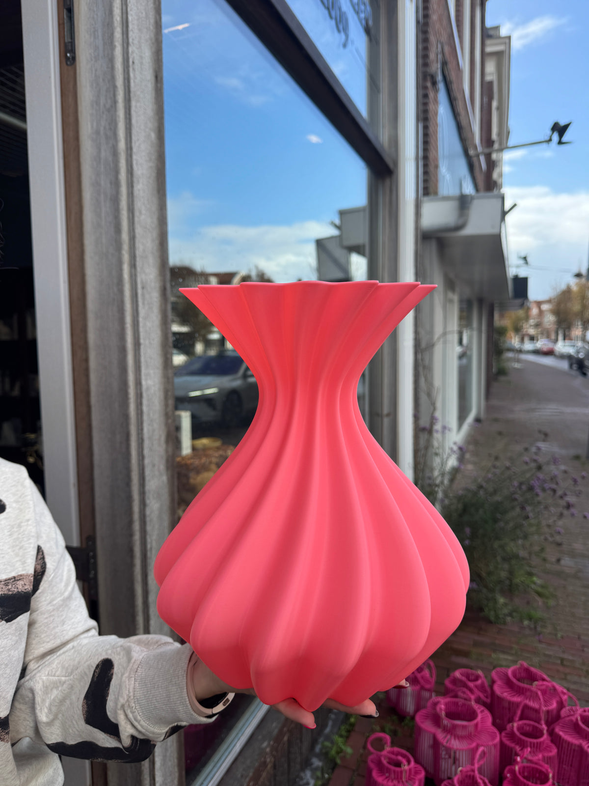 Swirl vaas Wand Weelde
