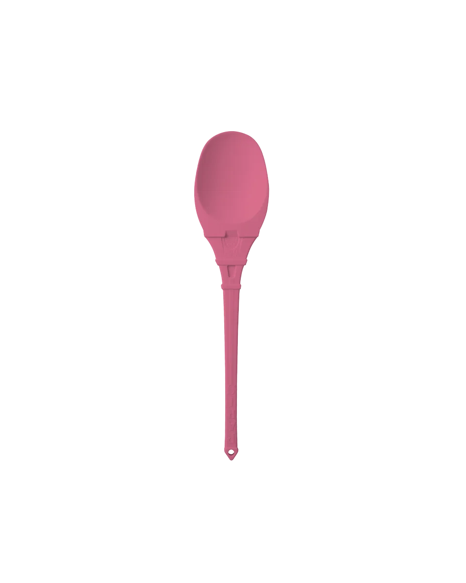 Silicone Kitchen Spoon Eiffel Tower Soft Raspberry