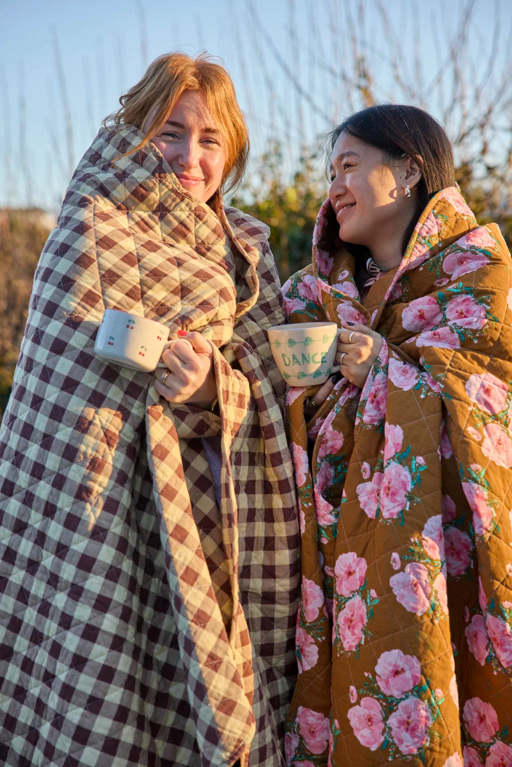 Quilt blanket with Check Me Out