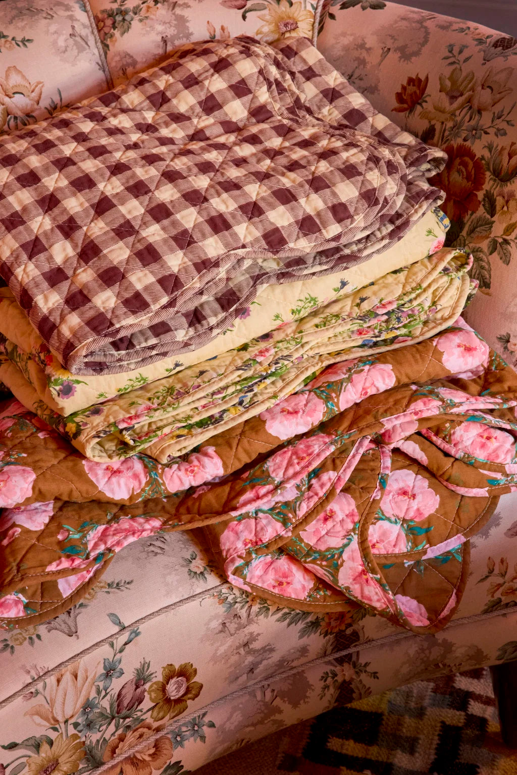 Quilt blanket with Check Me Out
