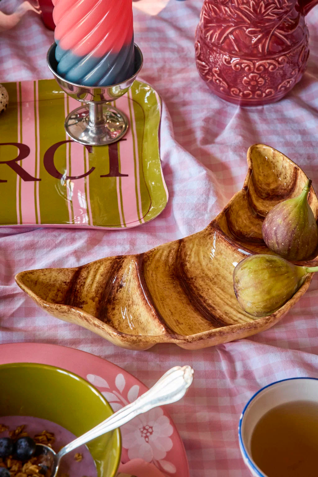 Ceramic Croissant plate