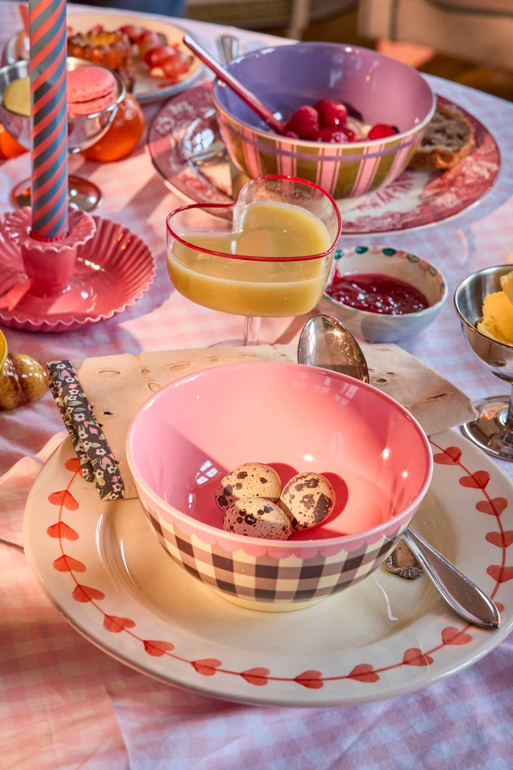 Melamine Bowl with Check Me Out Medium