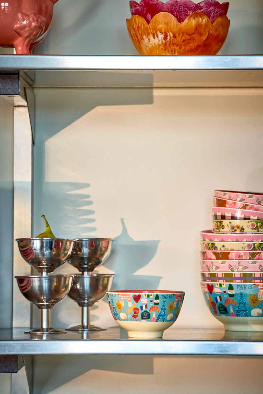 Melamine Bowl with Paris Mon Amour Small