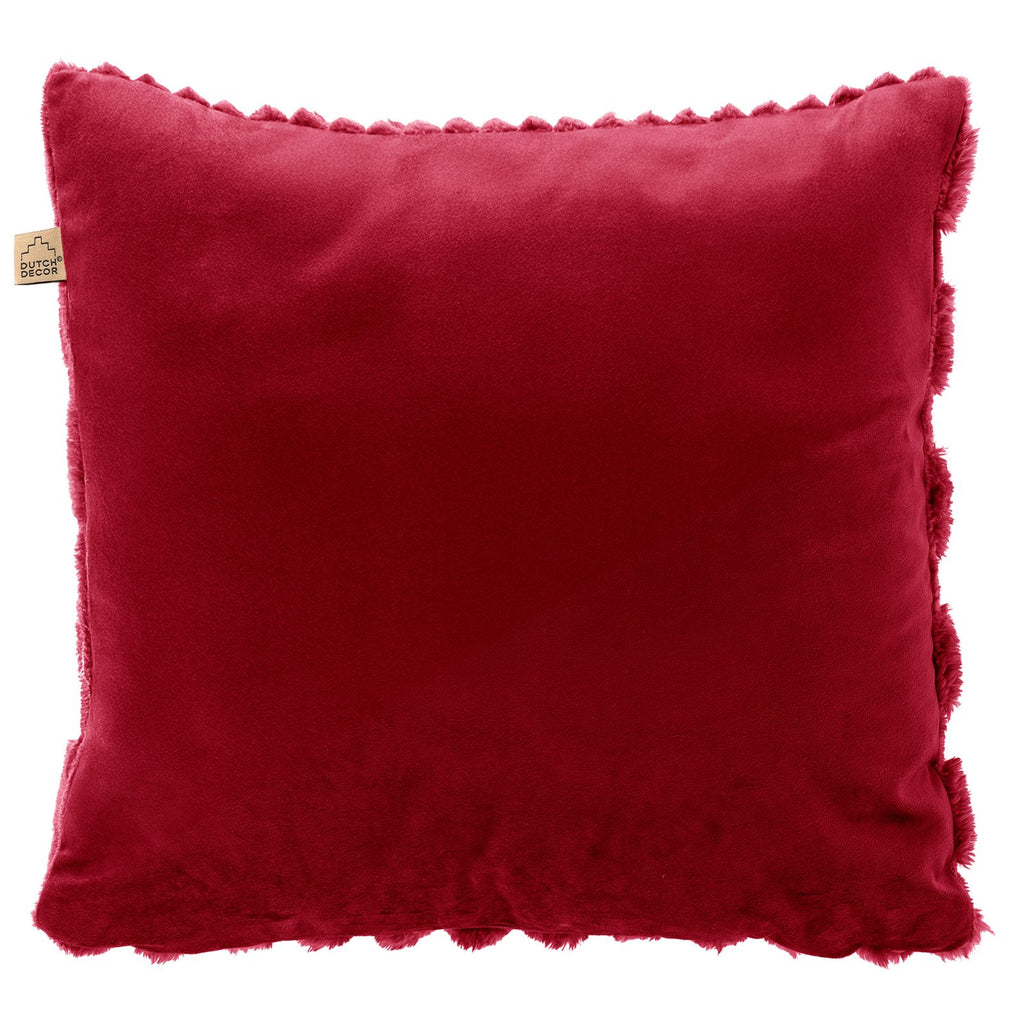 Kussen Luca 45x45cm Merlot rood