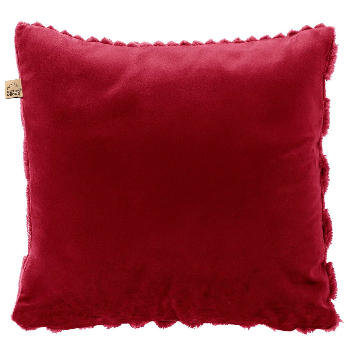 Kussen Luca 45x45cm Merlot rood