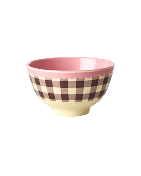 Melamine Bowl with Check Me Out Small