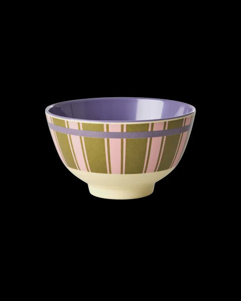 Melamine Bowl with Stripe Delight Small