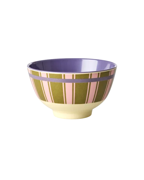 Melamine Bowl with Stripe Delight Small