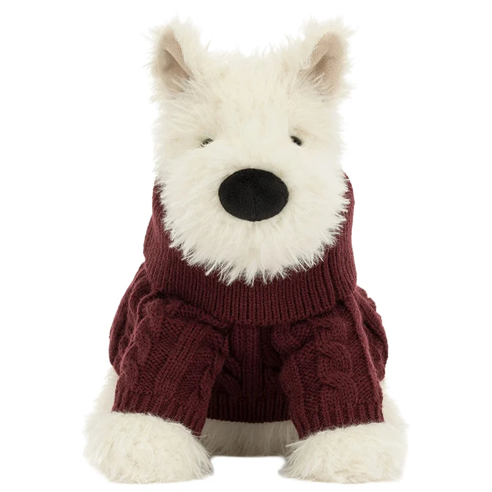 Munro Scottie Dog 'Winter Jumper'