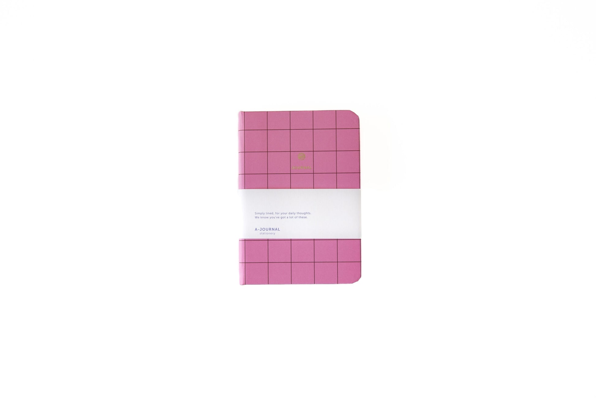 A-Journal Notebook A7 Checkered Thin