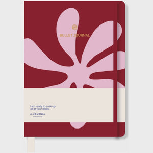 A-Journal Bullet Journal Abstract Pink