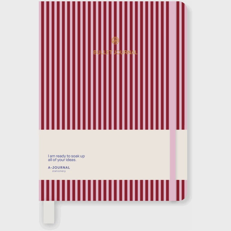 A-Journal Bullet Journal Pink Bordeaux