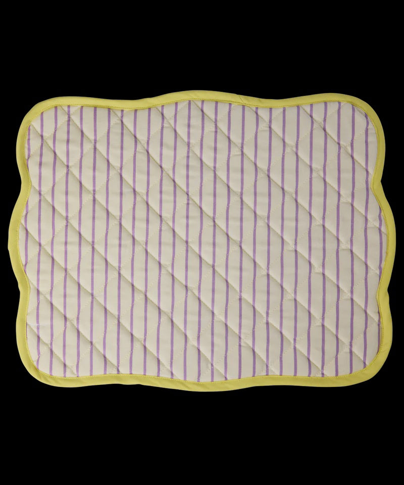 Katoen placemat geel Rice