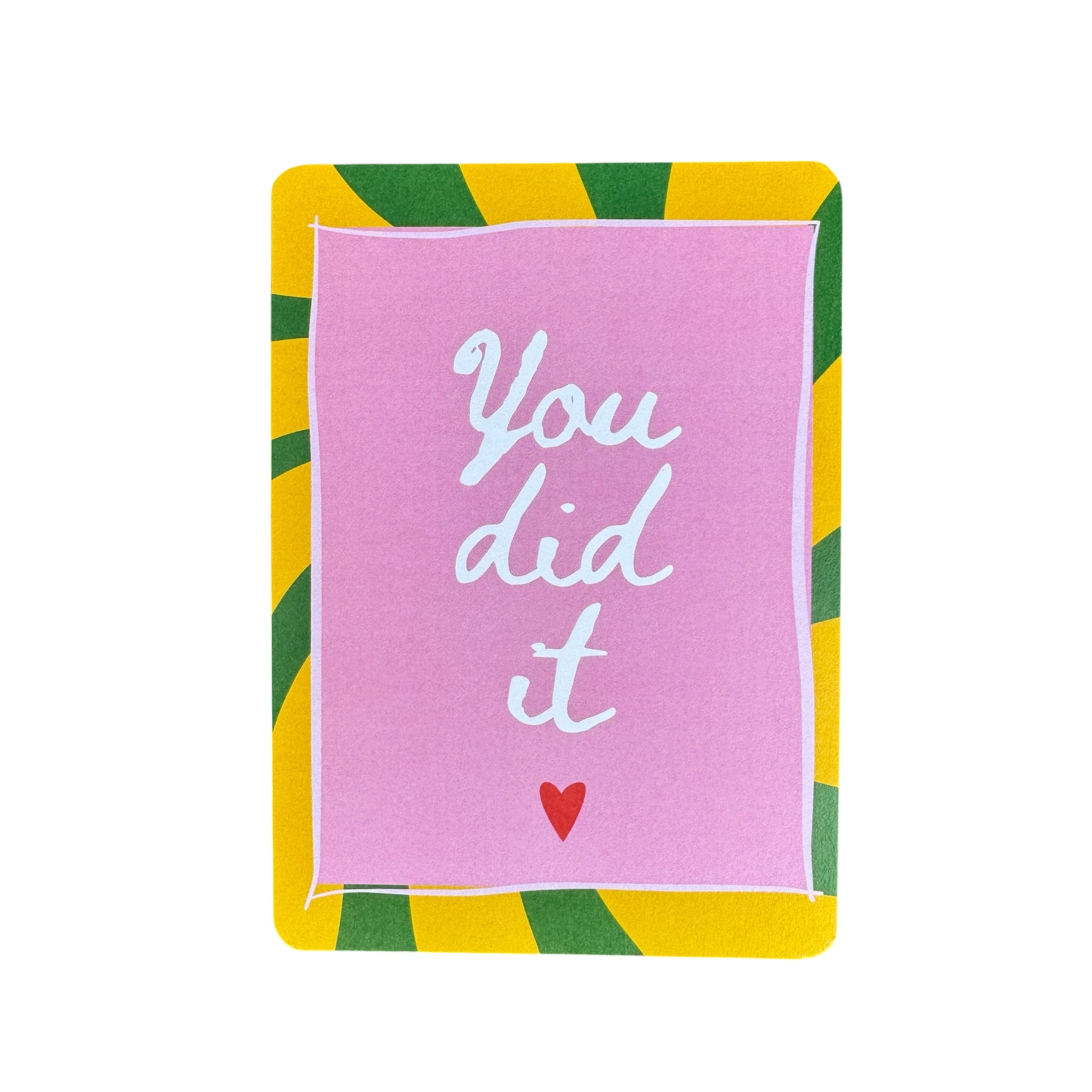 You did it kaart