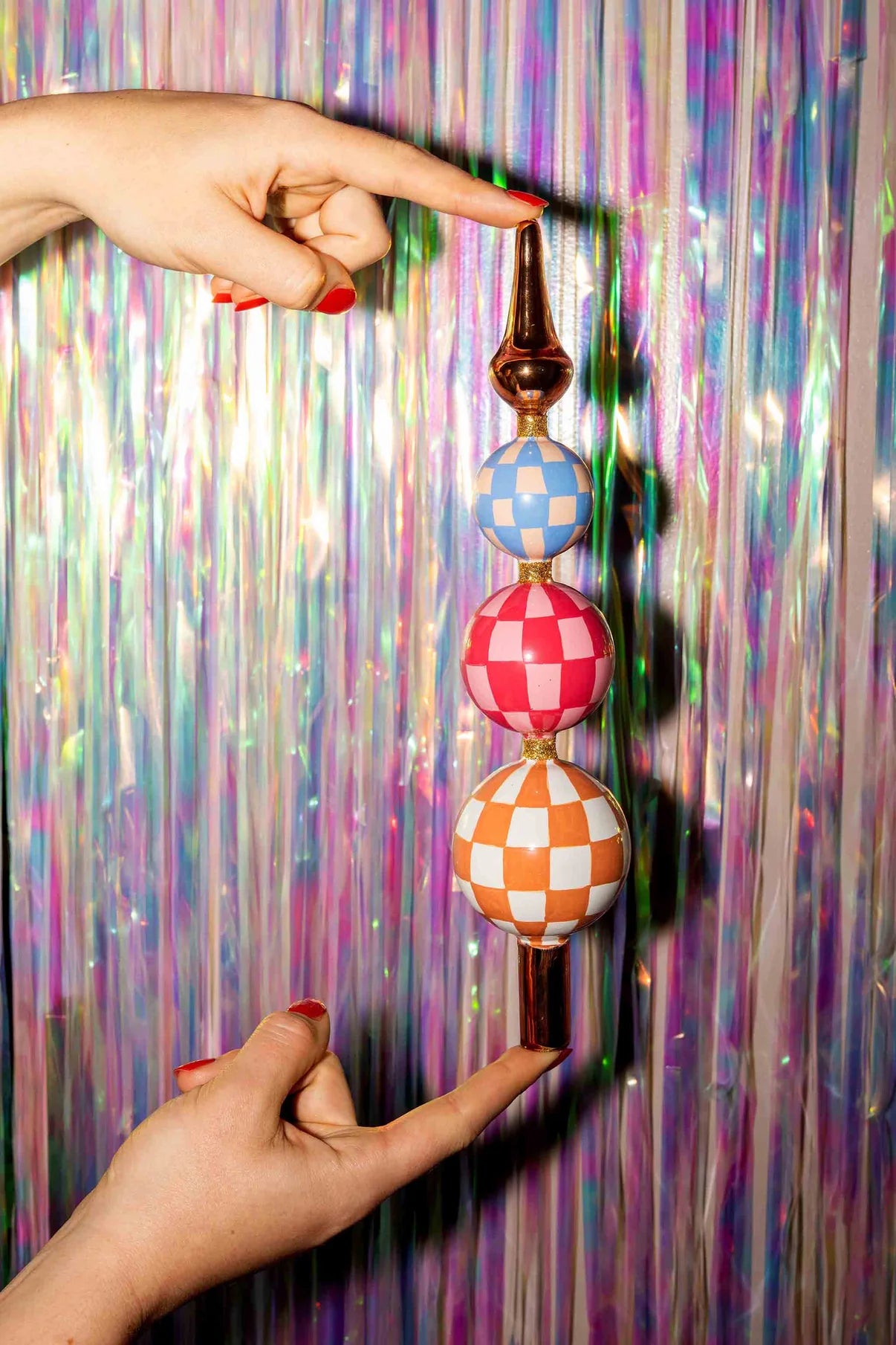 Ruitjes piek Yup in de boom