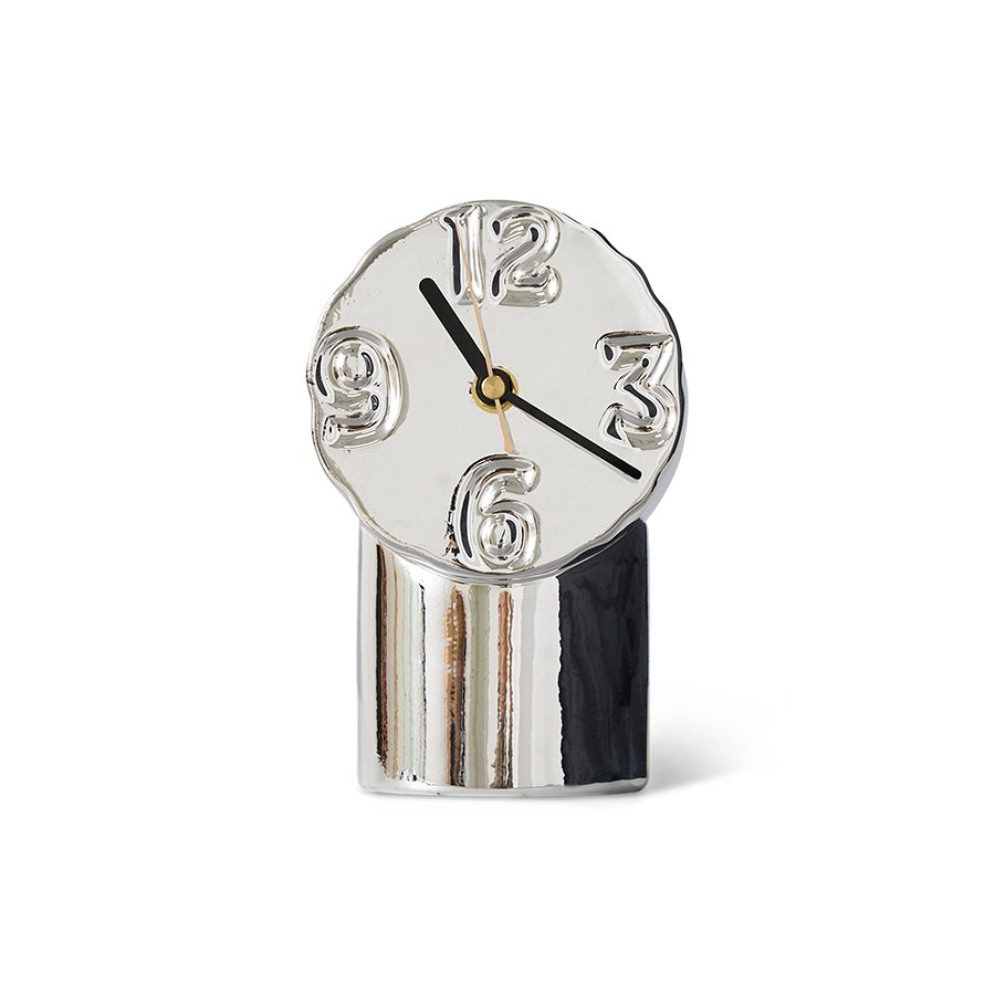 Retro ceramic clock Chrome HK living