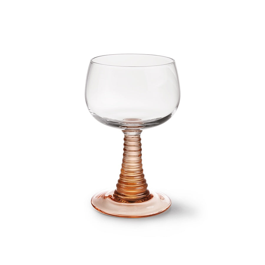 Swirl wijnglas hoog Nude HK Living