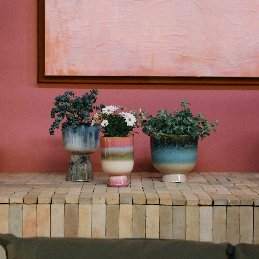 Retro flower pot Glacier HK Living