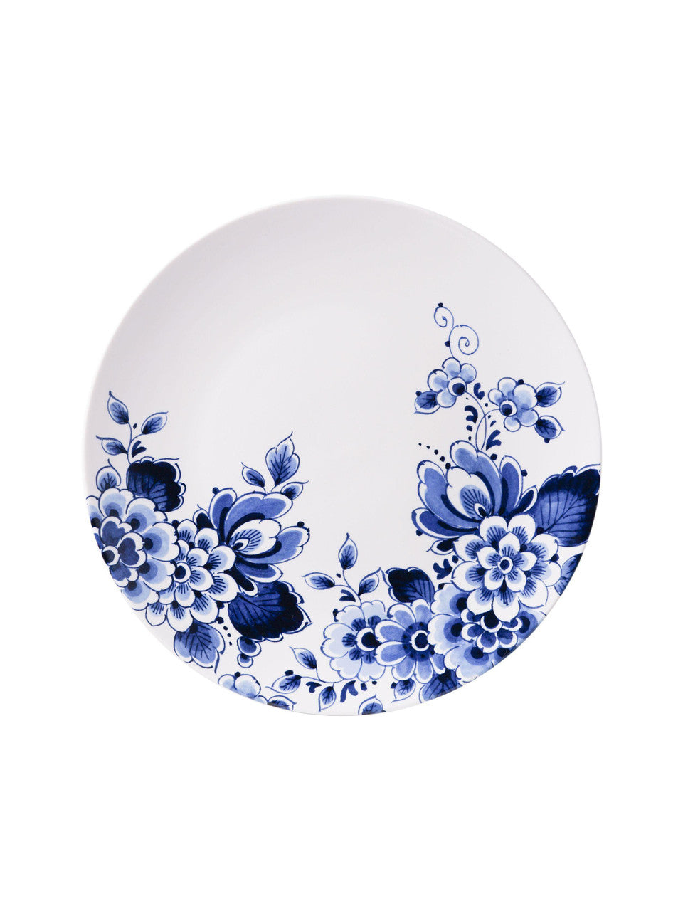 Heinen Delfts Blauw bord Bloesem 31cm