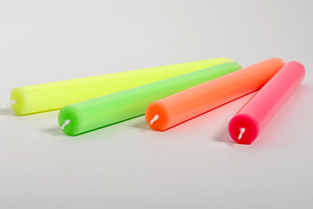 Bright Neon kaarsen set