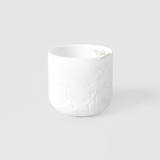 Tealight holder Butterfly on top Räder