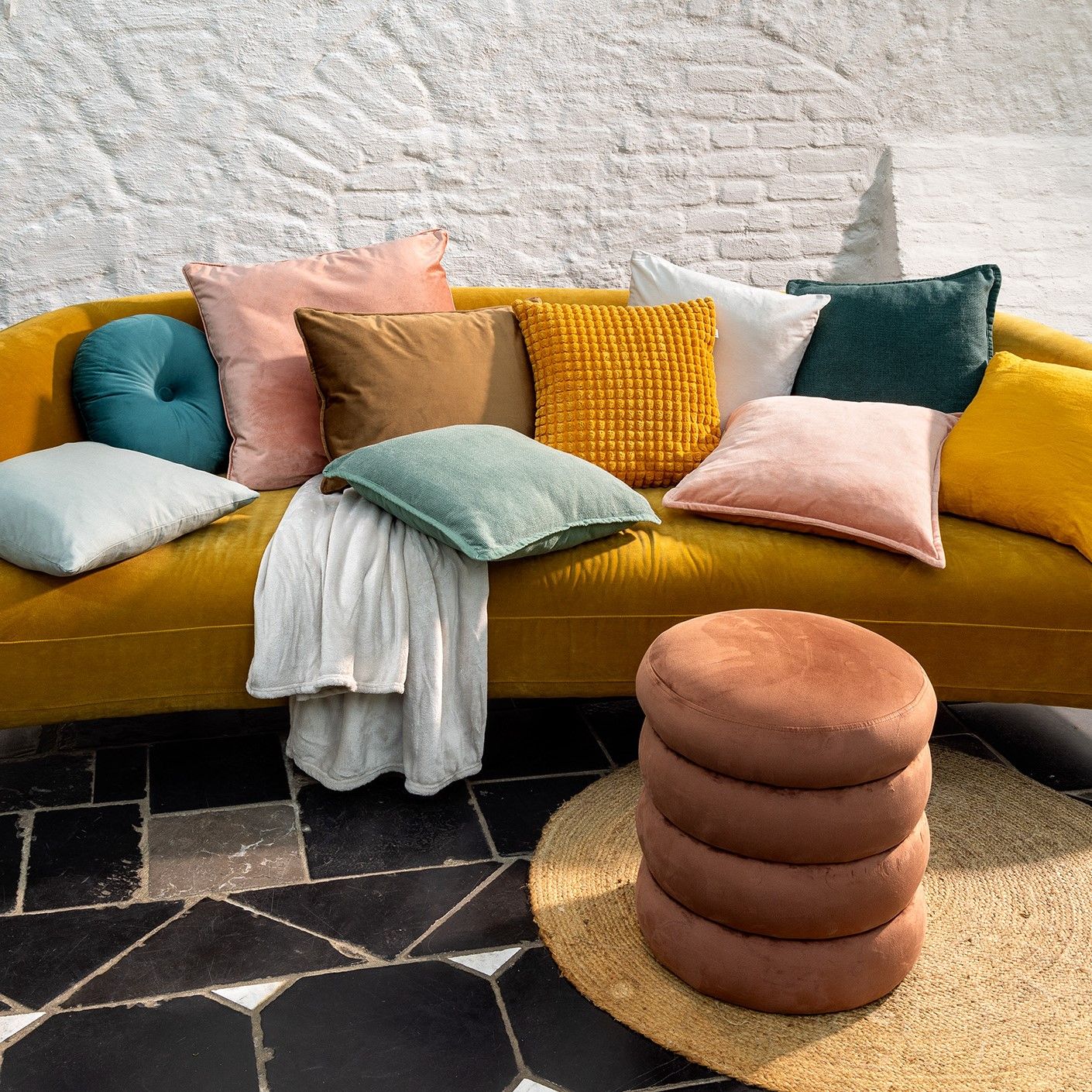 Caith 50x50cm Muted Clay sierkussen