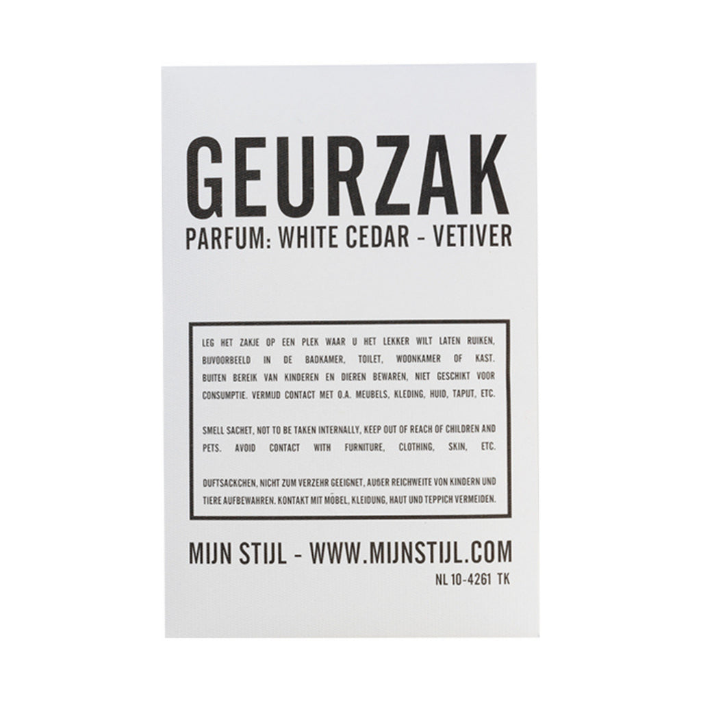 Mijn Stijl geurzakje Cedar-vetiver