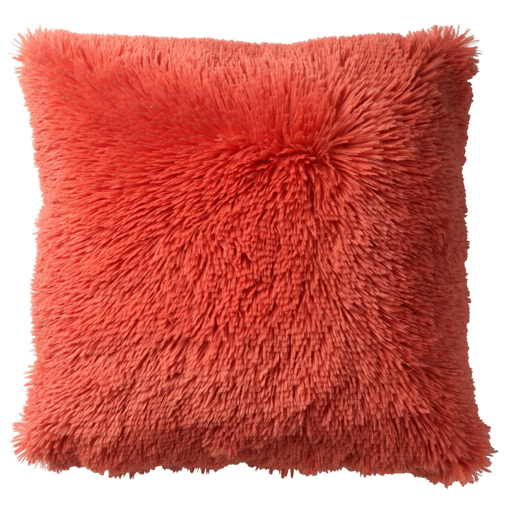 Fluffy 45x45cm Coral sierkussen