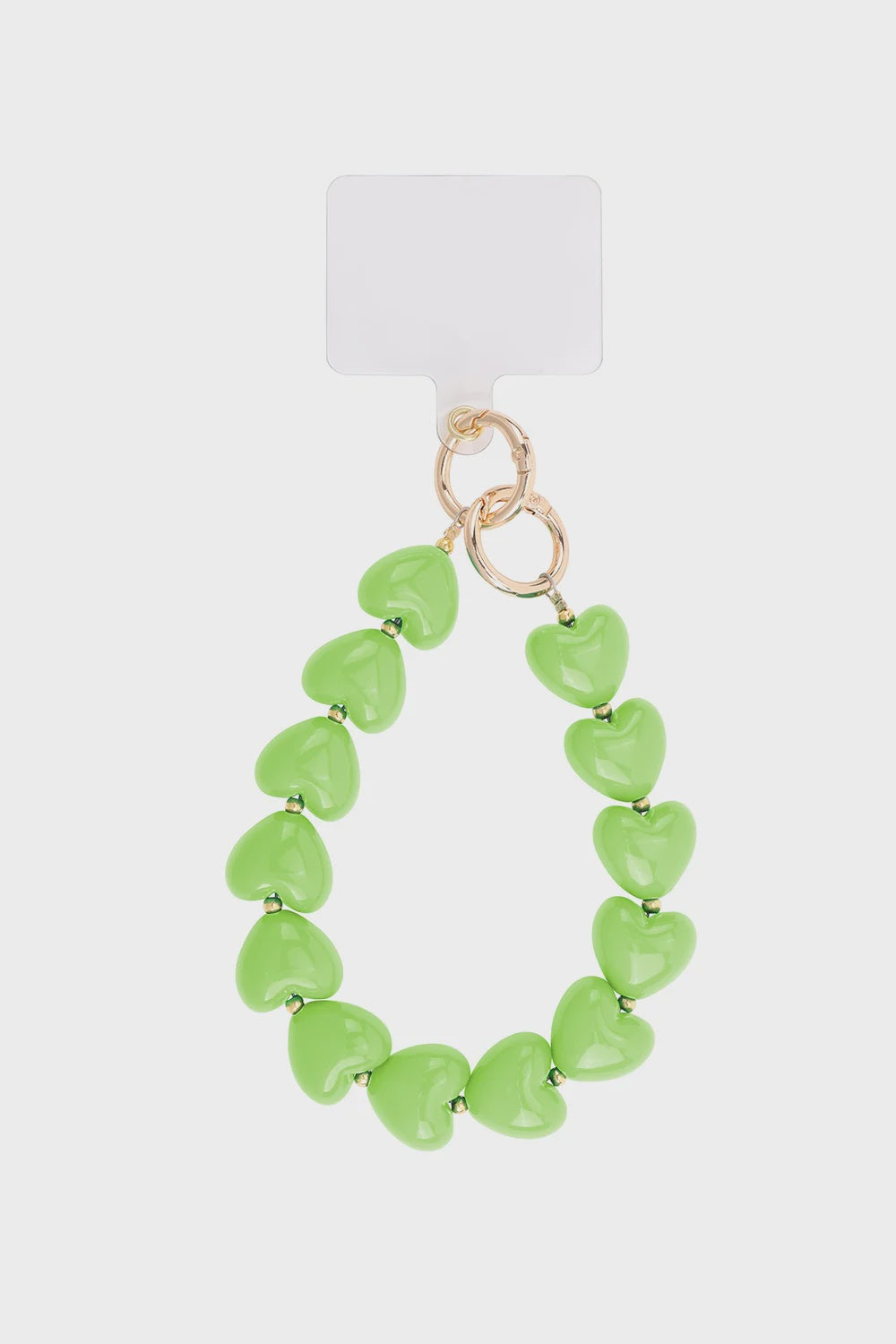Classy hartvormig telefoonkoord Lichtgroen